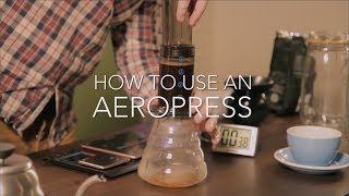 Coffee How to use an Aeropress [upl. by Reisinger]