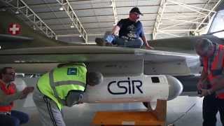 CSIR Electronic Warfare Test Evaluation and Training pod takes to the skies [upl. by Hawger]