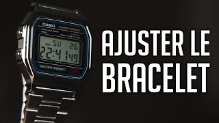 Comment Ajuster le Bracelet de la Montre Casio A158W [upl. by Foulk]