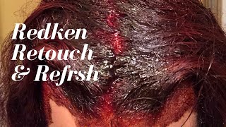 Regrowth touch up and refresh at the same time Redken Color Gels [upl. by Amees]