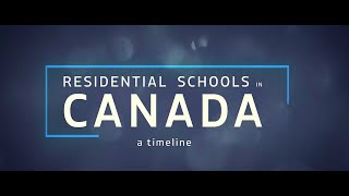 Residential Schools in Canada A Timeline [upl. by Richelle]