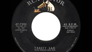 1st RECORDING OF Yakety Sax  Boots Randolph as “Randy Randolph” 1958 version [upl. by Thorsten]