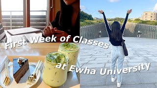 First Week of Classes at Ewha Womans University  Karla in Korea [upl. by Sharla]