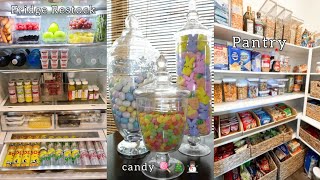 Fridge Restock Pantry Organizing and restocking Satisfying Tiktoks Compilation ASMR [upl. by Notyep]