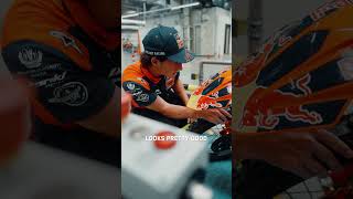 Chase checks out the 2024 KTM 450 SXF FACTORY EDITION production line [upl. by Sahcnip642]