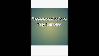 create a gaming logo only 2 minutes freefire logodesign tanding [upl. by Narhet]