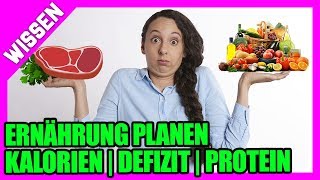 Ernährung selber schnell Planen für Alle  EINFACH ERKLÄRT  Kalorien Protein Diät oder Überschuss [upl. by Bullion]