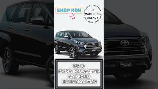 Upgrade Your Ride Top 10 Accessories for the Toyota Innova Crysta youtubeshorts toyota trending [upl. by Bevon415]