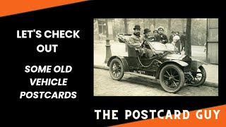 Lets look at some Real Photo postcards of motor vehicles The Postcard Guy [upl. by Rooke]