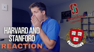 COLLEGE DECISION REACTIONS  Getting into HARVARD and STANFORD 5 MINUTES apart Emotional [upl. by Christabelle437]