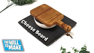 How To Build A Simple Cheese Board  Charcuterie Board  Woodworking  Cutting Board  DIY [upl. by Yerxa891]