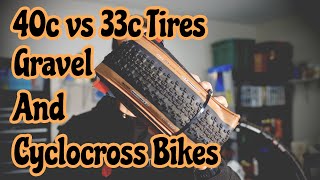 Wide vs Narrow Tire on Gravel Bikes amp ‘Cross Bikes [upl. by Anyad341]