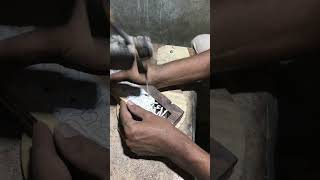 Making Process Of Wooden Name Shield jdshandicrafts trending shorts [upl. by Rilda467]