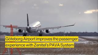 Public Address amp Voice Alarm System for airports  Göteborg Airport [upl. by Pinckney]