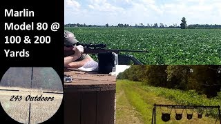 Marlin Model 80 22LR at 100 and 200 Yards [upl. by Sutherland]