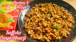 Saffola Soya Bhurji  Saffola Soya Bhurji Magic Masala  Saffola Soya Bhurji Recipe amp Review [upl. by Sethi]