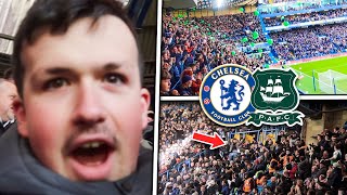 6000 PLYMOUTH FANS ERUPT IN LIMBS at STAMFORD BRIDGE  CHELSEA 21 PLYMOUTH ARGYLE [upl. by Danell192]