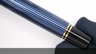 Pelikan ペリカン 万年筆 スーベレーン 800 ブルー縞 BB PF刻印 [upl. by Gersham]