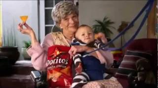 Super Cool Doritos Super Bowl Funny Commercials 2012 Baby Sling Love it so Cute [upl. by Eeladnerb]