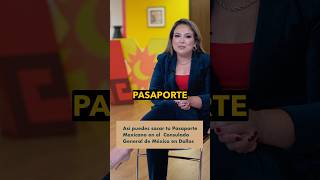 Obtén tu pasaporte mexicano mexicanosenusa mexicanosendallas inmigrantesusa shorts [upl. by Llyrpa]