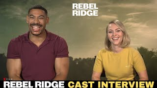 Rebel Ridge Cast Interview Aaron Pierre and AnnaSophia Robb [upl. by Mimajneb]