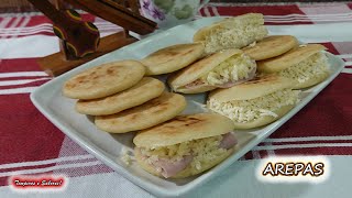 AREPAS CRIOLLAS y Deliciosas Receta paso a paso [upl. by Lashoh774]