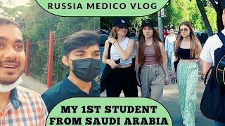 MY 1ST STUDENT FROM SAUDI ARABIA COME FOR PREPARATORY COURSE IN RUSSIA  MBBS ADMISSION ABROAD 2022 [upl. by Iyre]