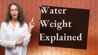 How much should 1 mL of water weight [upl. by Acinod166]