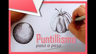 Técnica de PUNTILLISMO básico  paso a paso [upl. by Wesley64]