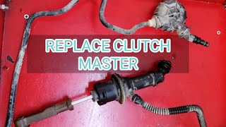 FULL GUIDE HOW TO REPLACE CLUTCH MASTER CYLINDER RENAULT DOKKER [upl. by Esiom921]