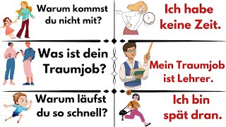 150 Essential Phrases How to Ask and Answer in German for Beginners A1A2 [upl. by Lilyan]