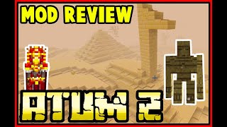 Atum 2  Minecraft Mod Review  New Dimension [upl. by Zigrang]