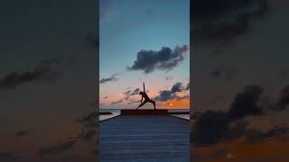 Sunrise Yoga In Kagi Maldives Spa Island [upl. by Ehrsam]