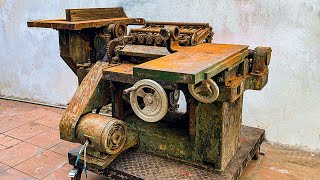 Top Skills of The Mechanic To Full Restoration The Hitachi 3Phase A1500 3 In 1 Woodworking [upl. by Eboh140]