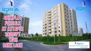 4BHK Flat For Sale At Attapur Hyderabad with Bank Loan 2400sft  IQRA REAL ESTATE [upl. by Donelle]