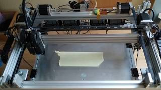 Klipper 3D Drucker Speedtest 500mms  900mms [upl. by Tolmach454]