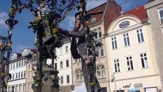 Göttingen University PhD kissing the Gänseliesel [upl. by Nohsad]