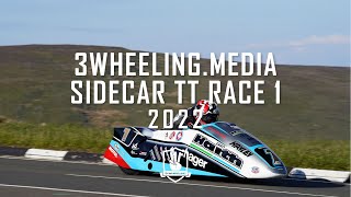 2022 3WheelingMedia Sidecar TT Race 1  Race Highlights  TT Races Official [upl. by Kyd280]