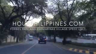 South Forbes Park and Dasmarinas Village Speed Limit by HourPhilippinescom [upl. by Beane705]