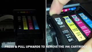 How to Change Ink Cartridge for Epson XP442 Printer  Step by Step DIY [upl. by Etom]