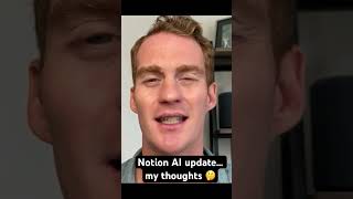 Notion AI just got a major update… in my latest video I share the 5 key changes notion notionai [upl. by Doelling]