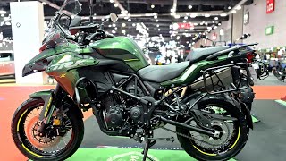 NextGen Adventure Unveiling the 2025 Benelli TRK 502x in Striking Green [upl. by Ahsinelg]