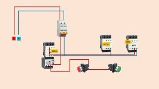 Automatic Star And Delta Starter Diagram  Star Delta Starter Connection [upl. by Adnovad336]