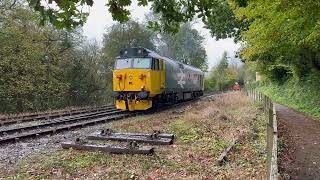 28102023  Bodmin and Wenford Railway  Class 50 No 50042  Diesel Running Day [upl. by Maurreen837]