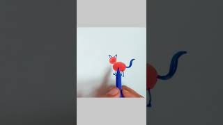 Easy Fingerprint Drawing  Thumbprint drawing fingerprintart​ thumbpainting​ fingerpainting​ [upl. by Nilcaj]