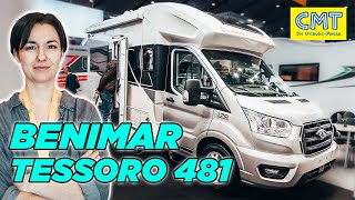 NUR 590m Bester Wohnmobil Grundriss Benimar Tessoro 481 [upl. by Kei]