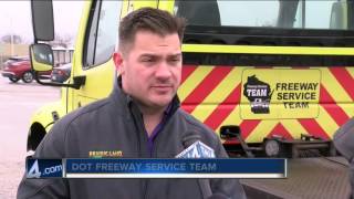 Freeway Service Team helps stranded Wisconsin motorists [upl. by Pownall]