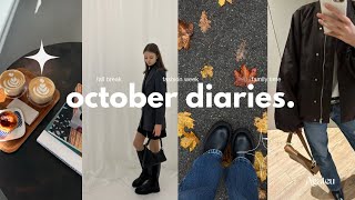 october diaries  fashion week fall break museum dates amp getting back into a routine [upl. by Adamik]