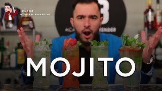 🍹MOJITO 4 PREPARACIONES DIFERENTES  CÓCTELES POPULARES  MENTOR JOGLAN [upl. by Hiller]