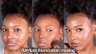 Flawless Very Detailed Base Routine  Glowy Makeup for Textured Sensitive Skin  Kensthetic [upl. by Htedirem596]